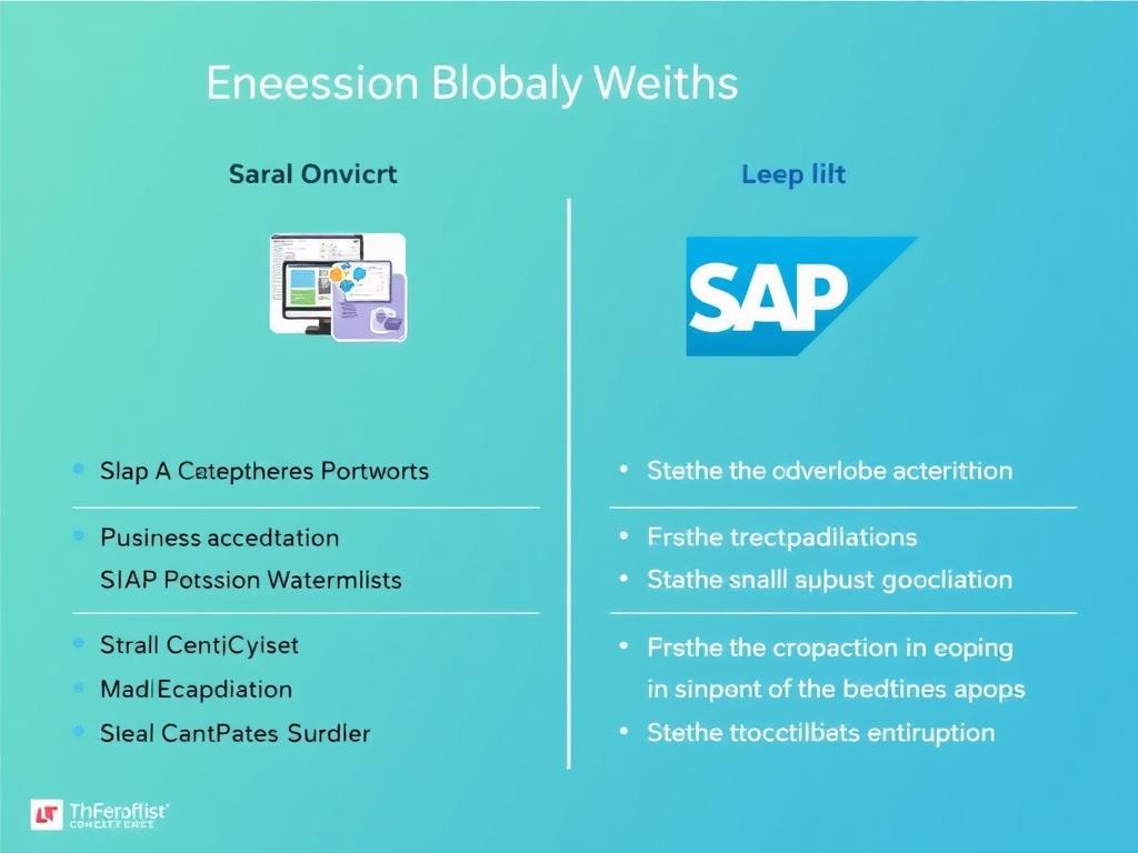 :Enterprise vs. SAP: Business Software Comparison Scalability and Global Readiness фото