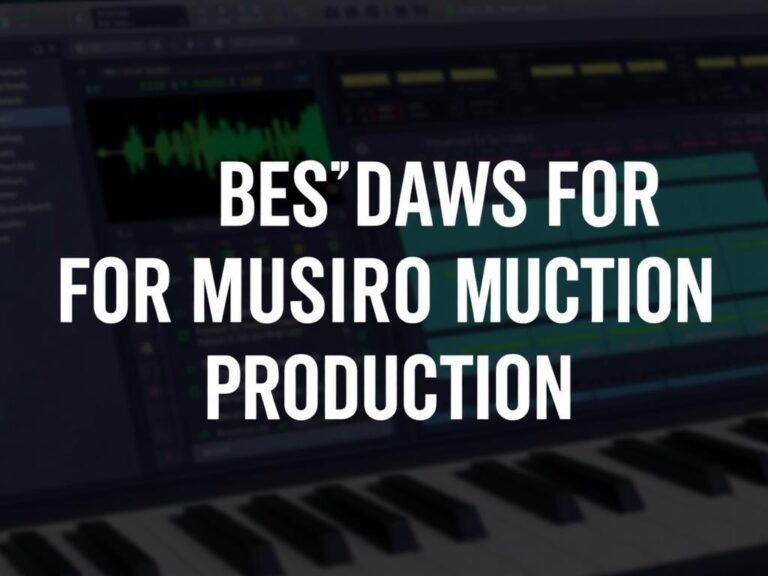 Best DAWs for Music Production: FL Studio, Ableton, Cubase